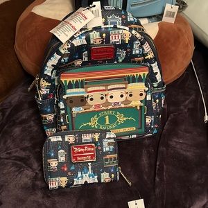 Disneys dapper Dan loungefly w/matching wallet